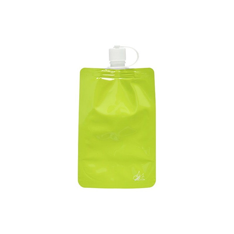 Shark Skinz z Flexible Reusable 7.5 oz Flask, Pink/Green