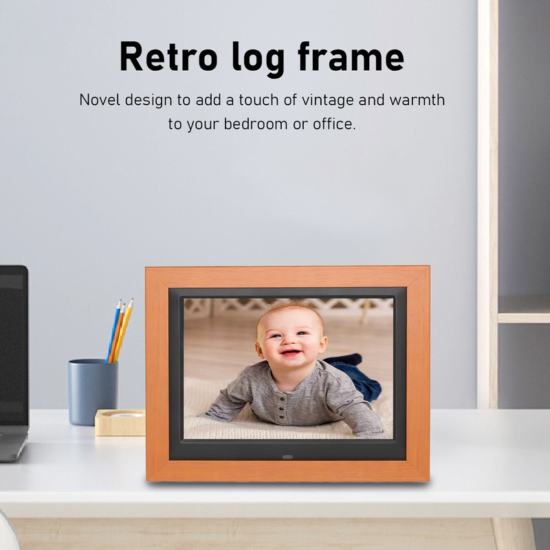 8.7 Inch Digital Photo Frame High Definition IPS Screen Electronic
