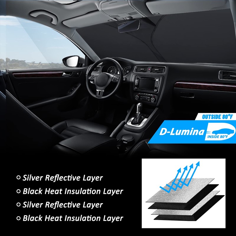Windshield Sun Shade for 2023 2024 2025 2026 Honda HRV