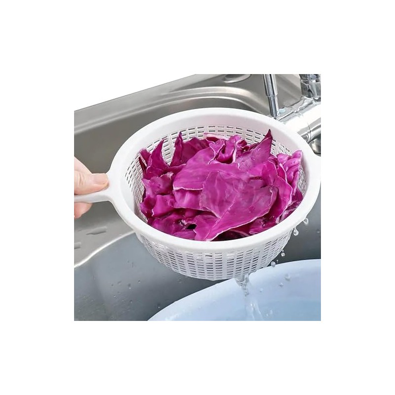 Plastic Colander Food Sieve Strainer Basket for Food Washing Draining