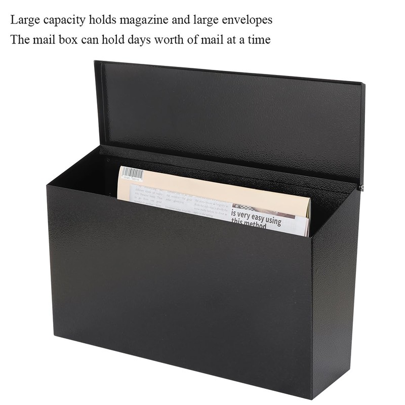 Wall-Mount Mailbox for Outside,Large Capacity Mail Box Waterproof and Rust-Resistant,
