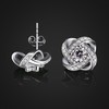 B.Catcher Earings for Woman Silver Earrings Studs Cubic Zirconia Gemini