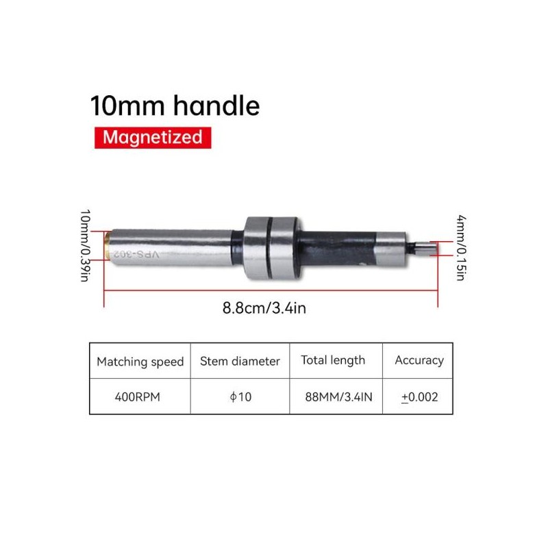 밀링 선반 기계 기계식 10MM HSS 엣지 파인더 터치 포인트