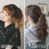Bright Lara f094-CR Wig, Ponytail Gradient Extension, Natural Hair Extension,