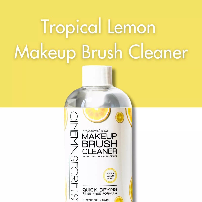 8 Fl Oz Makeup Brush Cleaner Tropical Lemon Scent Gentle