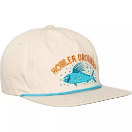 Howler Brothers Rope Snapback Hat Cap Beige Creative Creatures Roosterfish NWT