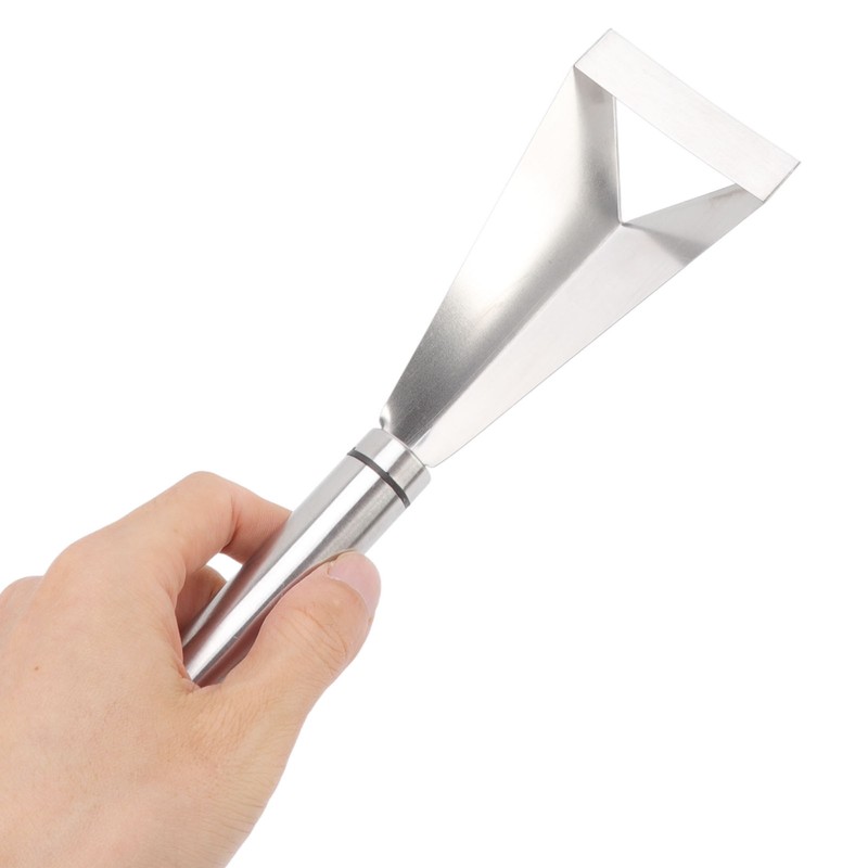 Fruit Vegetable Carving Knife Stainless Steel Triangular Shape Channel Knife