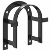 vidaXL Bridle Holder Wall Mounted Black Iron