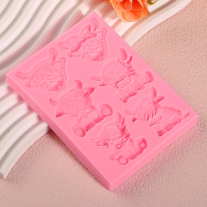 Molde de fondant para decoración de tartas, 17
