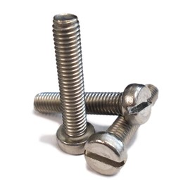 Stainless Steel Machine Screws, 2BA x 3/4 inch, Cheese Slotted Head, A2, 20 Pack