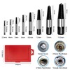 JASFLY Screw Extractor, 8 Pieces, Professional Left Extractor, Screw Extractor
