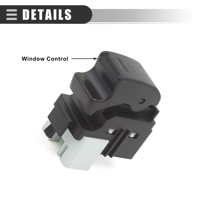 Motoforti Power Window Switch, Passenger Door Window Switch, for Toyota