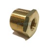 EDGE INDUSTRIAL Brass REDUCING HEX Bushing 3/4" Male NPT X