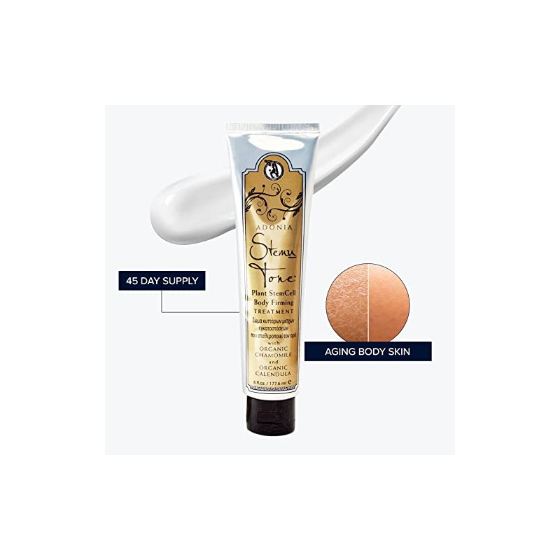Crema reafirmante corporal orgánica - Reduce la aparición de estrías,