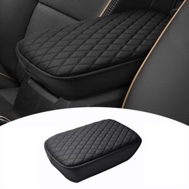 Shademax Center Console Cover for Chevy Colorado/GMC Canyon 2023-2025 2026 Accessories Armrest Cover for Colorado/Canyon Truck Arm Rest Cushion Pad PU Leather Middle Console Cover Seat Box Protector