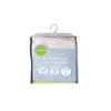 Playette Bamboo Travel Cot Fitted Sheet, White, Machine Washable (73x105x10cm)