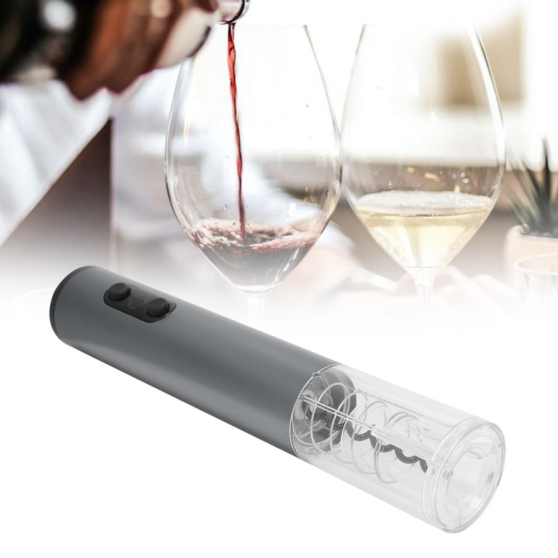 Electric Wine Bottle Opener Automatic Corkscrew W/Foil Cutter Pourer Vacuum
