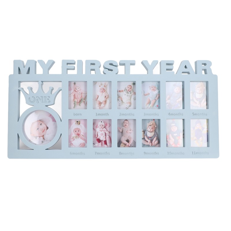 Newborn Photo Frame Durable Polished 12 Small Picture Frames Record