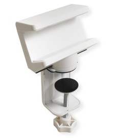 VALUE Table Clamp for Power Strip, Rotatable 360°, White