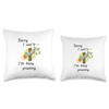 Ironic Arborist Worker Pruning Tree Surgeon Throw Pillow
