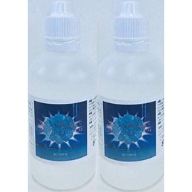 携帯に便利な 水晶シリカ 100m l 2本セット【水溶性ケイ素（珪素）濃度10,000ppm以上保証】