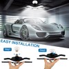 CREATESTAR Pack of 2 120 W Workshop Lamp LED Ceiling