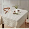 HLC.ME Modena Fabric Tablecloth, Jacquard Fabric Table Cloth for Rectangle