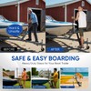 Sancunhui Boat Trailer Steps with Handle 3 Steps Heavy Duty