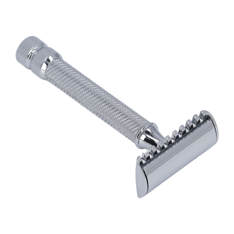 Double Edge Safety Trimmer Washable Zinc Alloy Manual Clipper Handle