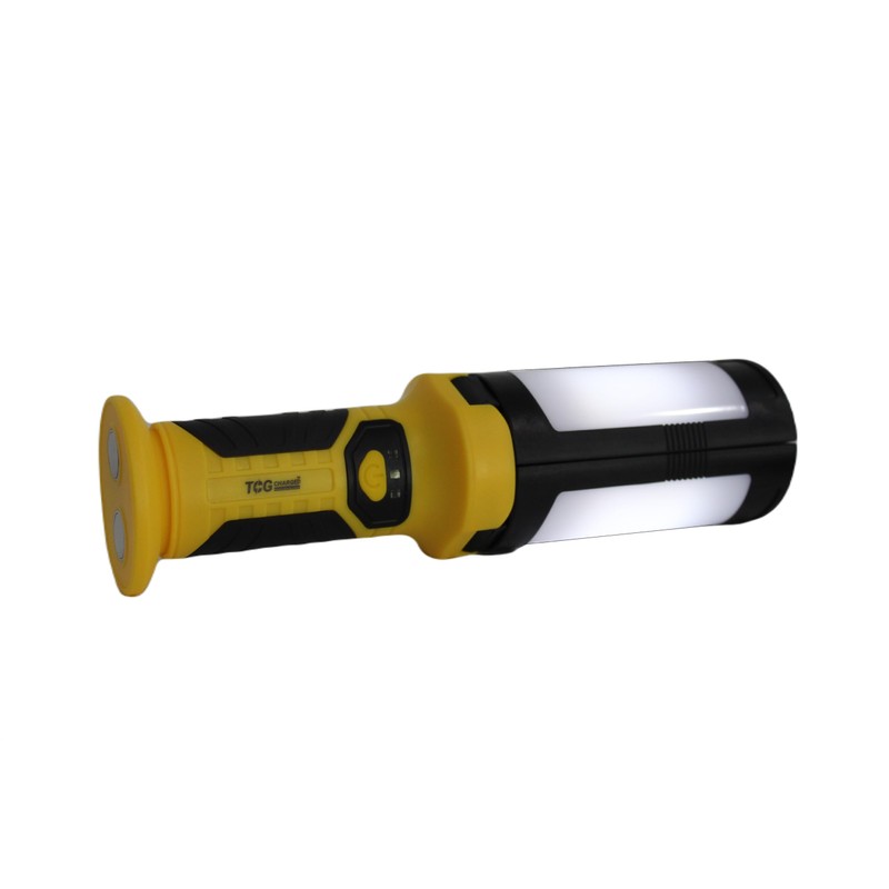 TCG Charged Portable LED Work Flashlight - Adjustable Tri-Blade Design