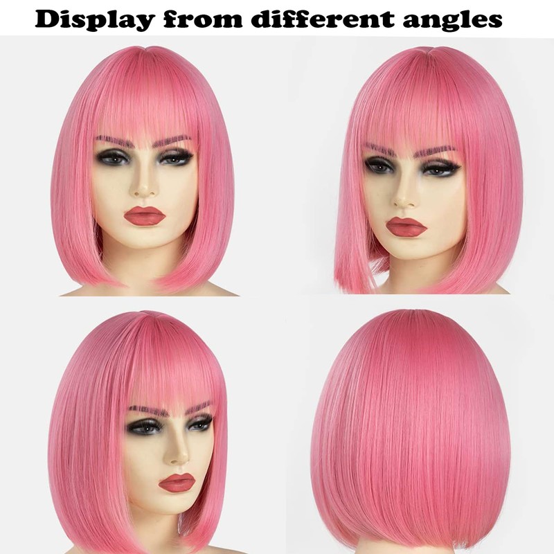 Pink Wig for Women - Pretty and Delicate, Suitable for