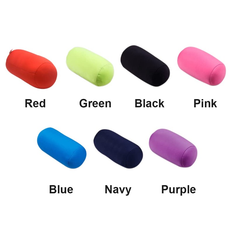 Kisbeibi Microbead Pillows, Super Soft Microbead Roll Cushion Squishy Bolster