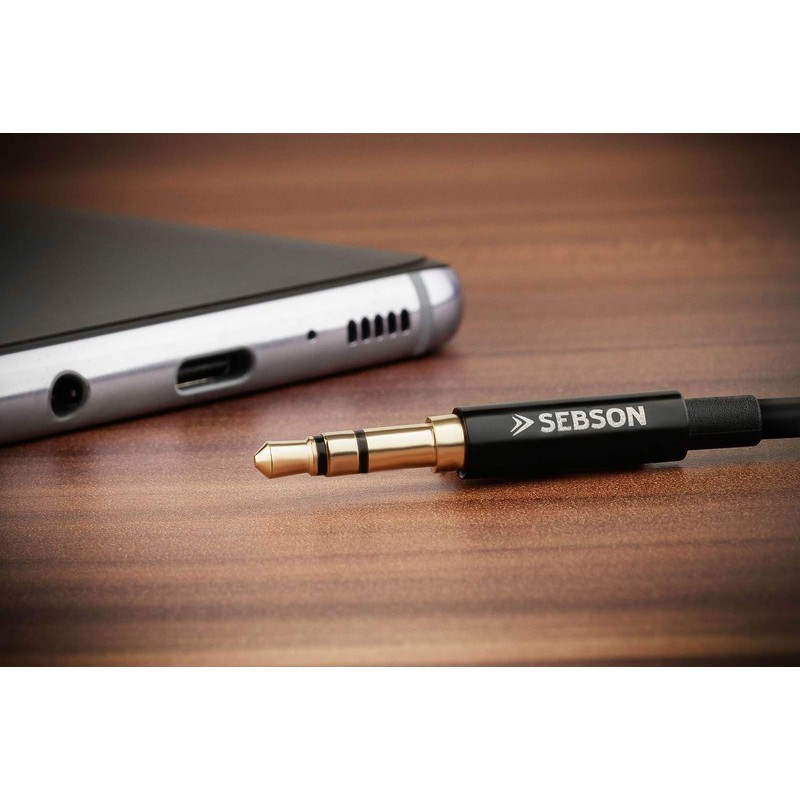 SEBSON Audio Cable 3 m Jack 3.5 mm to 2