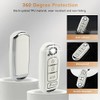 PIFOOG TPU Key Fob Cover with Bling Key Chain Keyless