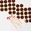 126 Pcs Match Striker Papers Self Adhesive Matches Stickers Round