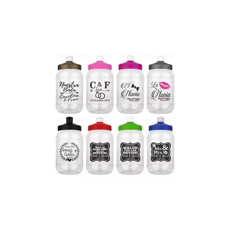 Cilindro,dulcero,bule 500ml Chupon 30 Piezas Personalizadas