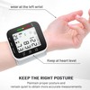 Blood Pressure Monitor Automatic Large LCD Display Adjustable Wrist Cuff