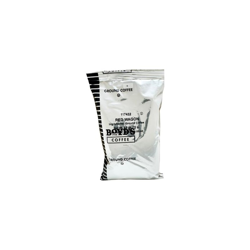 Boyd's Red Wagon Ground Coffee, 5/2.5oz Pre-Portioned Packets - 12.5oz