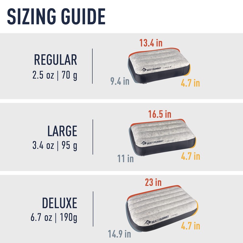 SEA TO SUMMIT(シートゥサミット) エアロダウンピローデラックス グレー