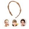 BIUDECO Folding Shower Headband for Women Portable Toothed Hair Hoop