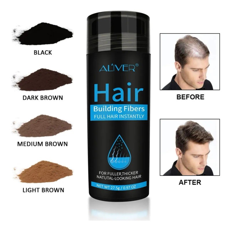 Fibras Capilares Con Queratina Disimula Calvicie Entradas