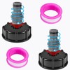 hufhnwso IBC Tank Connector, IBC Hose Connection Adapter, s60 x