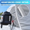 600D Oxford Motorhome Windscreen and Hood Snow Cover for Fiat