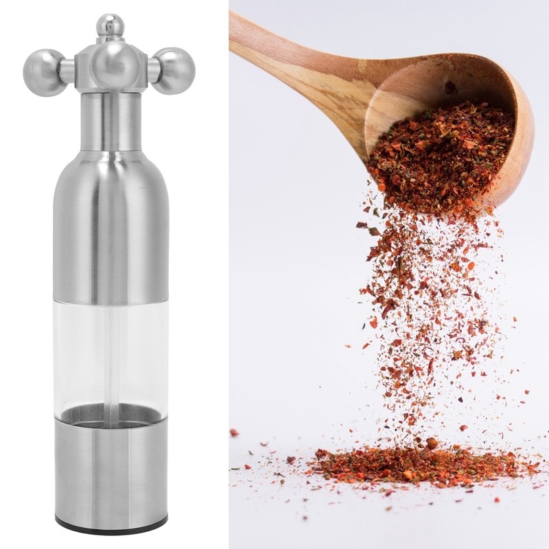 Mini Pepper Mill Stainless Steel Manual Salt Grinder Spice Grinding
