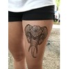 2 Sheets Temporary Elephant Tattoo Fake Tattoo Festival Tattoo KM102