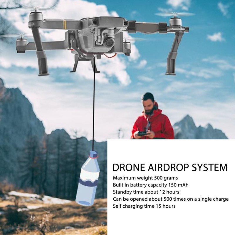 Drone Airdrop System Payload Airdrop Release Dropping Device for Mavic