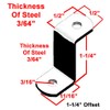 1.25" Canvas Offset Clips Extra Heavy Duty with Screws 20