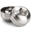 Lyellfe 6 Pack Stainless Steel Bowls, 12 Oz Double Walled