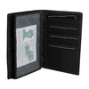 RabamtaGO® Large Men's Leather Wallet ID Wallet Credit Card Holder