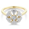 Gem Stone King 18K Yellow Gold Plated Silver White Topaz